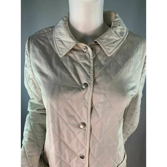 Burberry London Quilted White Jacket - Picture 4 of 8